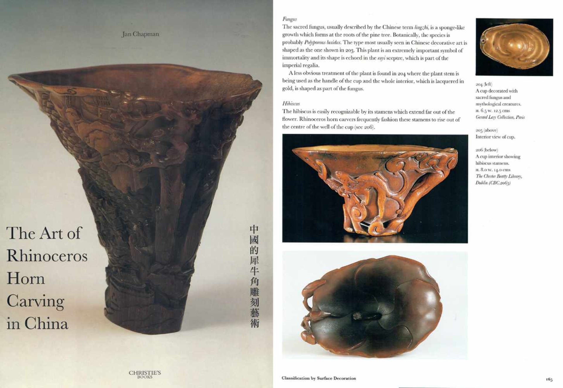 AN 18TH CENTURY RETICULATED FULL TIP RHINOCEROS ‘LOTUS’ CUP Rhinoceros horn in a deep brown to light - Bild 7 aus 9