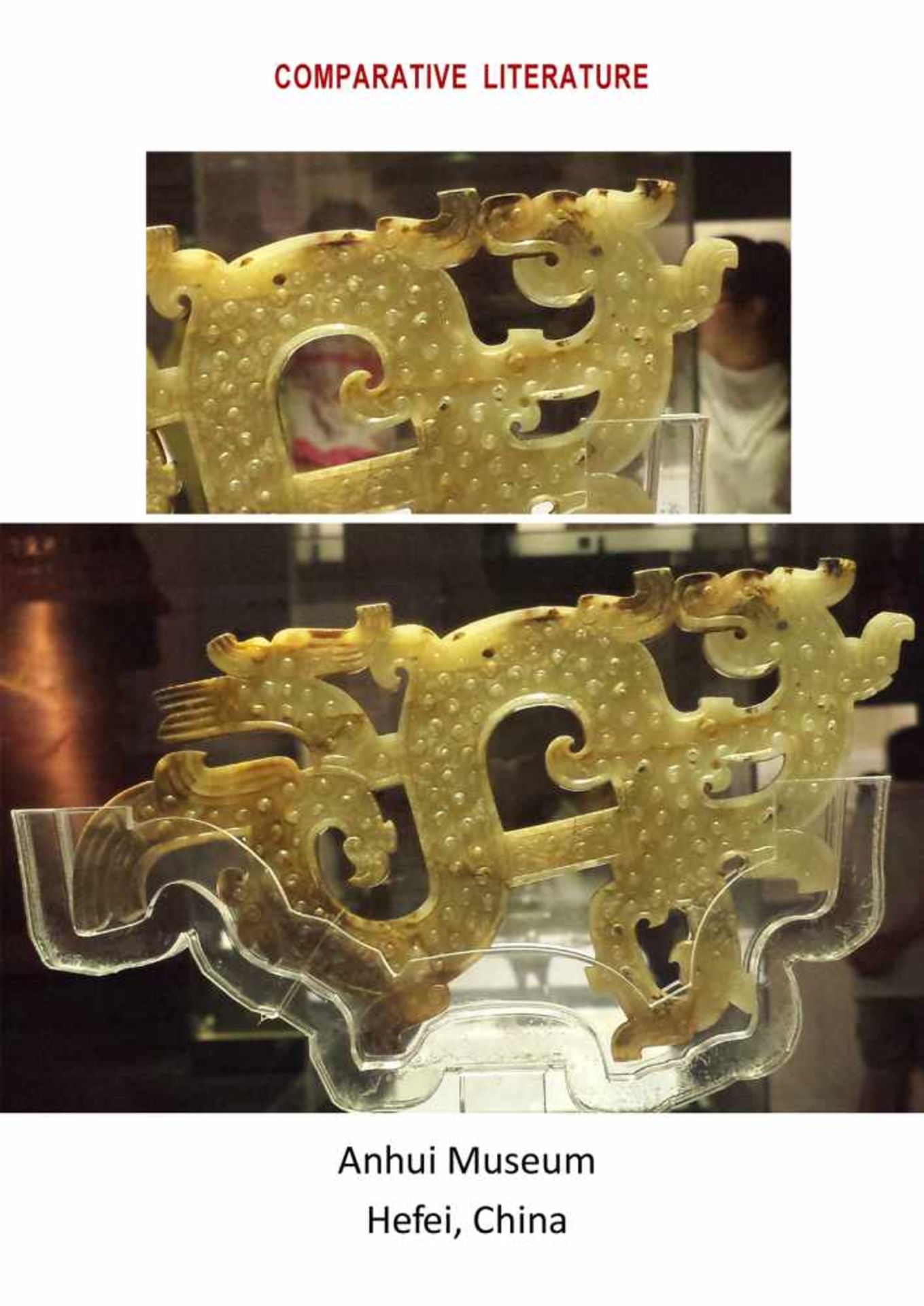 AN EXCEPTIONALLY RARE EASTERN ZHOU SINUOUS DRAGON WITH PHOENIX HEADS AND CURLED APPENDAGES Jade. - Image 6 of 14