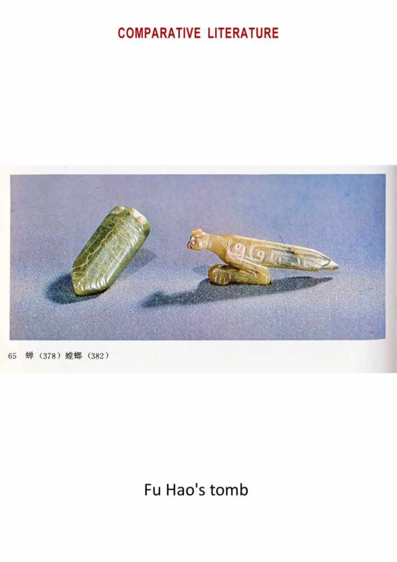 A LATE SHANG SCULPTURAL PRAYING MANTIS IN ALTERED JADE WITH AN IVORY QUALITY Jade. China, Late Shang - Image 3 of 11