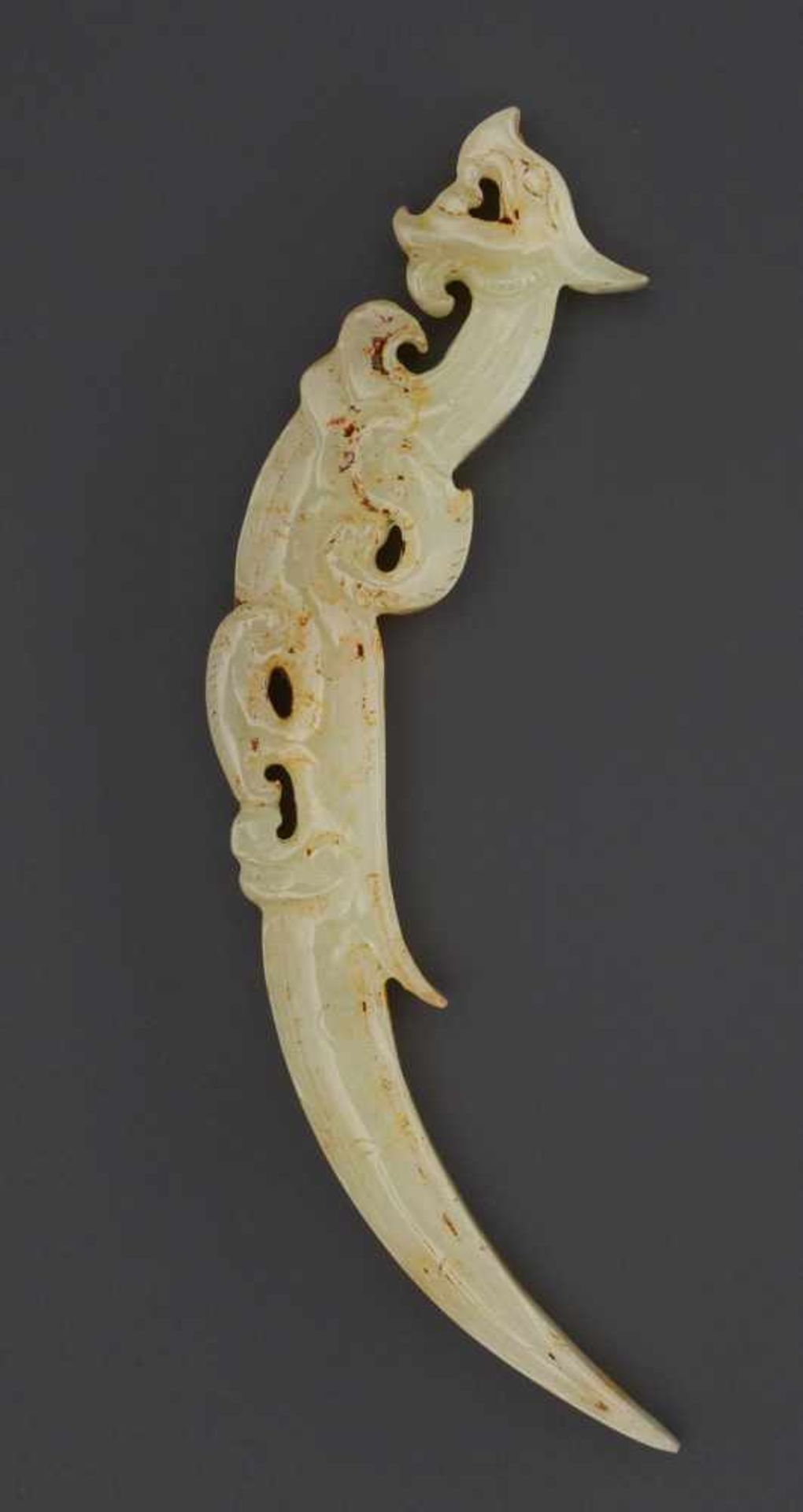 DRAGON-SHAPED XI OR “KNOT-OPENER” This jade is published in Filippo Salviati 4000 YEARS OF CHINESE