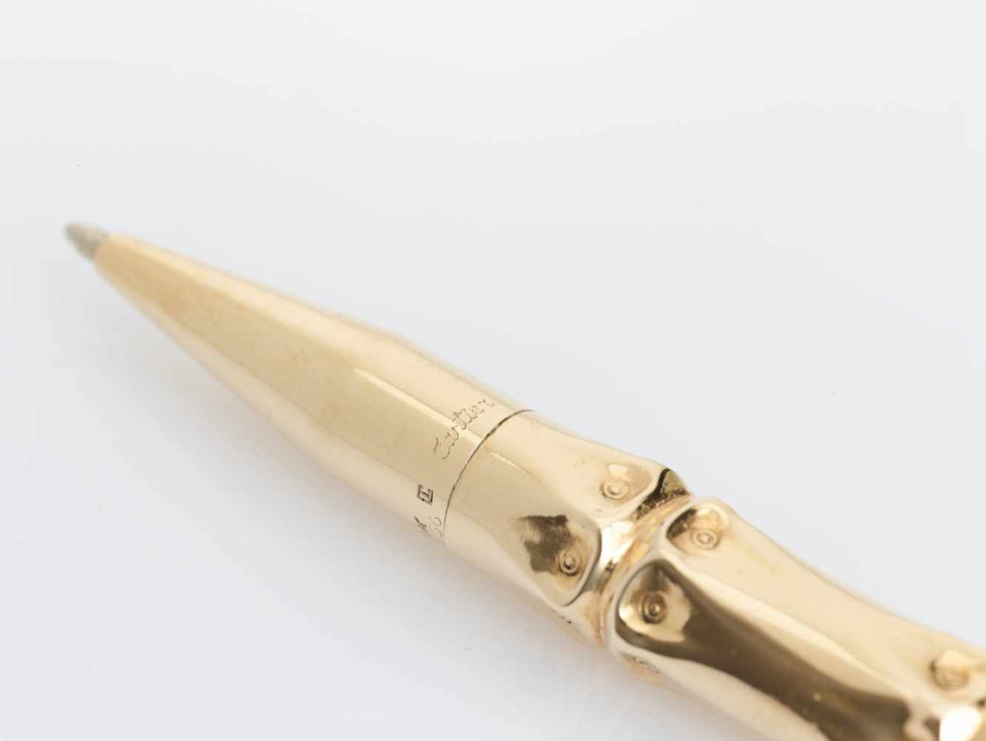 A VINTAGE CARTIER PEN AND PROPELLING PENCIL SET, 14 CARAT GOLD, ca. 1950New York, USAeach with - Image 6 of 6