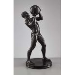 FRANZ VON STUCK (1863-1928), BRONZE ‘THE ATHLETE‘, 1892 Franz von Stuck (1863-1928) – German