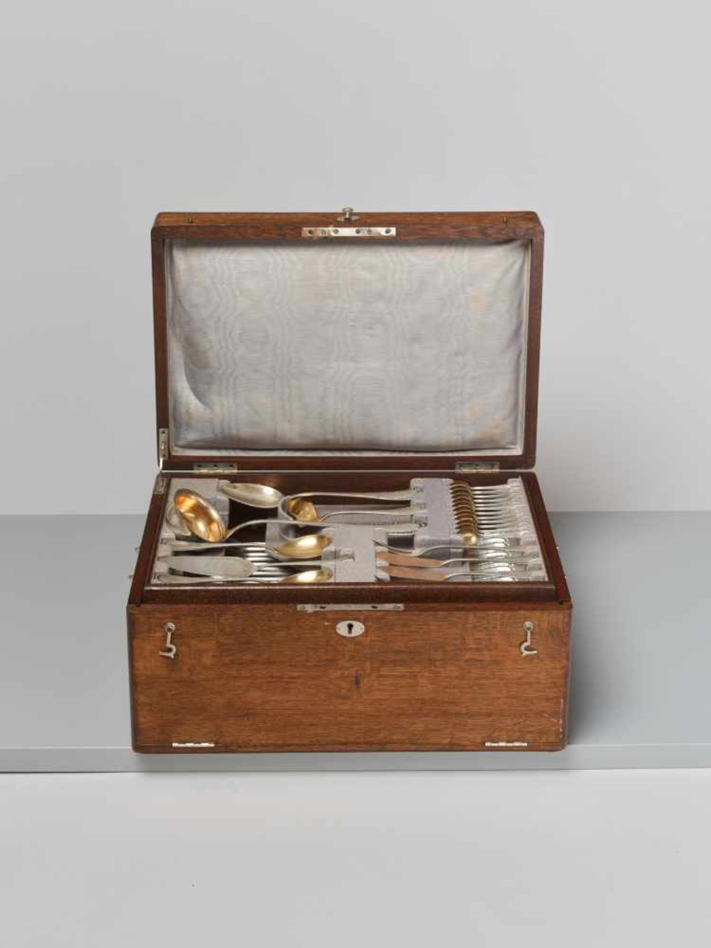 FRITZ GERBER & CO., A 93-PIECE SILVER CUTLERY SET IN FITTED ORIGINAL CASE, 1920sFritz Gerber & Co. – - Image 23 of 27