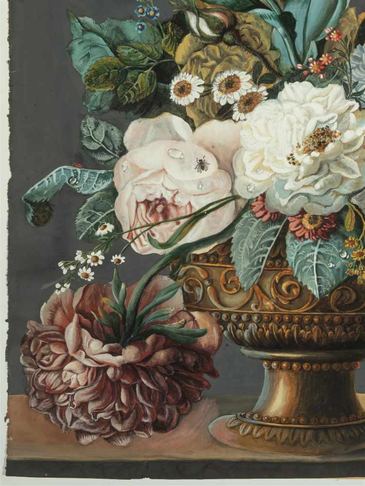 FLOWER PAINTER FROM THE CIRCLE OF THE VIENNA PORCELAIN MANUFACTORY, AROUND 1840AnonymousGouache on - Bild 5 aus 9