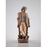 BERNHARD BLOCH, TERRACOTTA SCULPTURE ‘NEW ORLEANS DANDY’, 1900Manufactory Bernhard Bloch (1836-