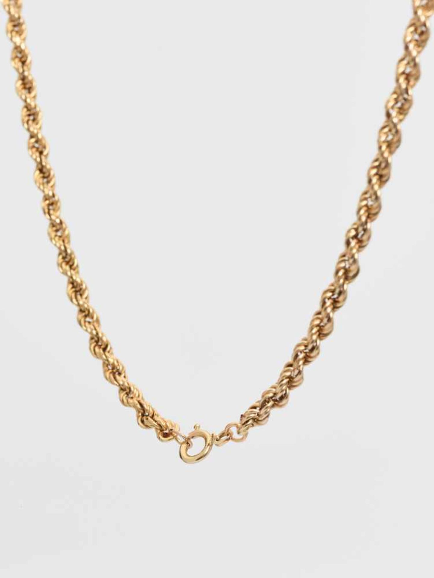 A 14 CARAT ROSE GOLD PRINCE OF WALES CHAIN NECKLACEAustria1930s-1950s, hallmarked ‘14K’ as well as - Image 6 of 9