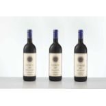 3 BOTTLES 1987 TENUTA SAN GUIDO SASSICAIABolgheri, Tuscany/Italy1987Original filling quantity: 0.