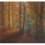 KARL MARTIN SCHADE (1862-1954), OIL ON CANVAS ‘VIENNESE FOREST PATH’Karl Martin Schade (1862-1954)