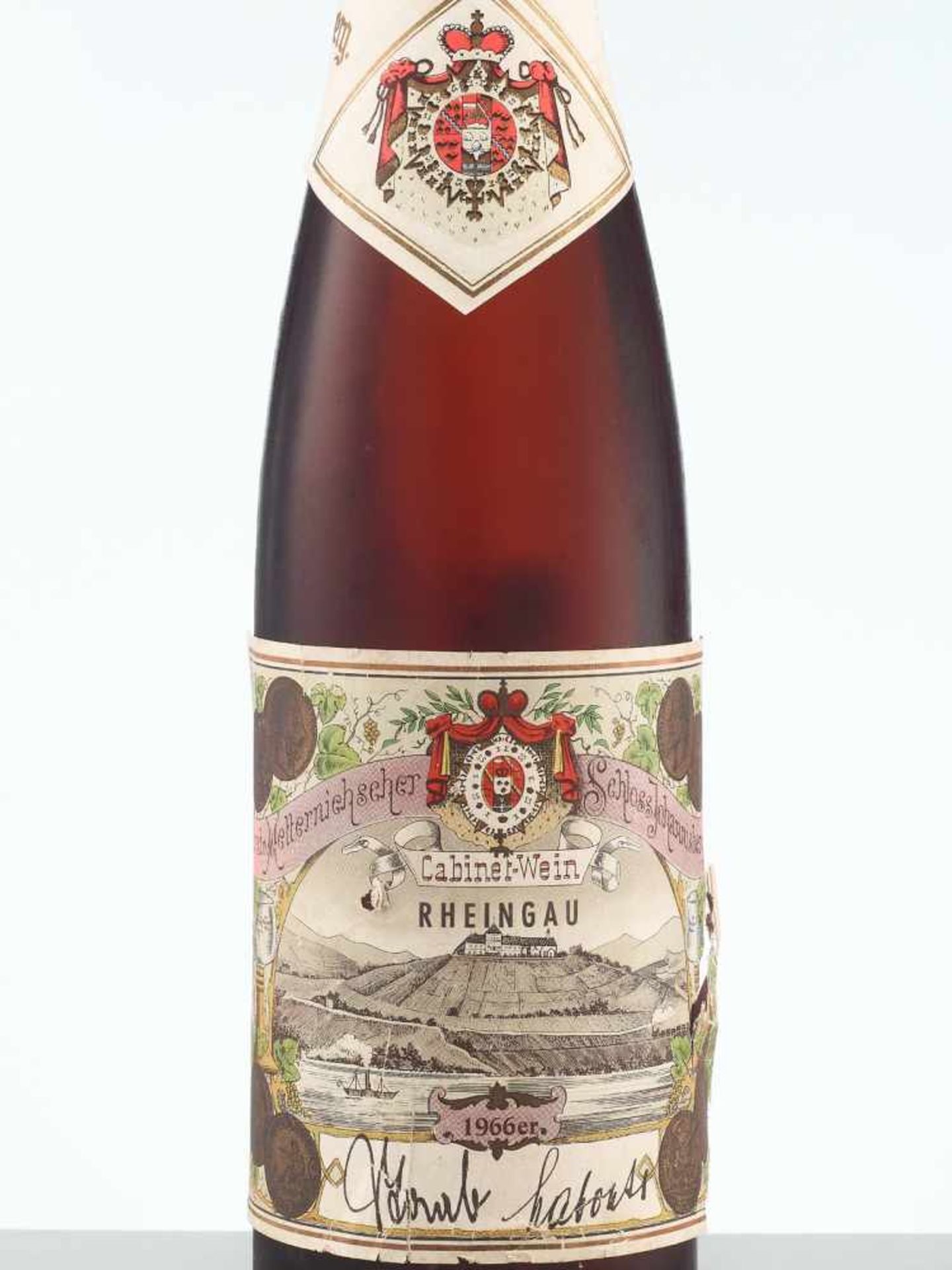 2 HALF BOTTLES 1966 SCHLOSS JOHANNISBERGER ROSALACK RIESLING EISWEIN-AUSLESEGeisenheim, Rheingau/ - Image 5 of 9