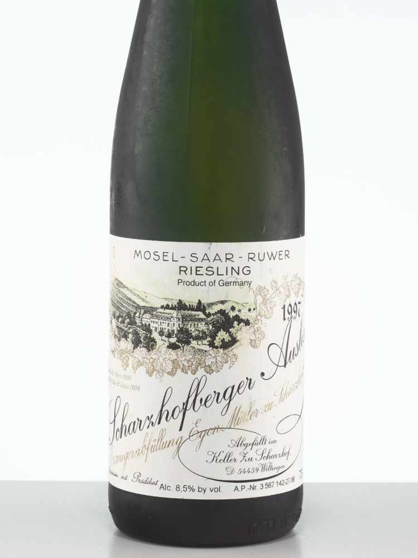 1 BOTTLE 1997 EGON MÜLLER SCHARZHOFBERGER RIESLING AUSLESEWiltingen, Mosel/Germany1997Original - Image 2 of 4