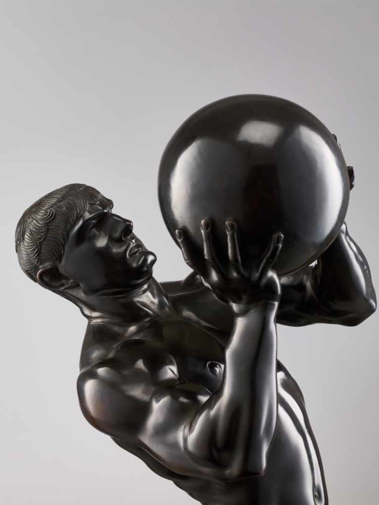 FRANZ VON STUCK (1863-1928), BRONZE ‘THE ATHLETE‘, 1892 Franz von Stuck (1863-1928) – German - Image 5 of 10