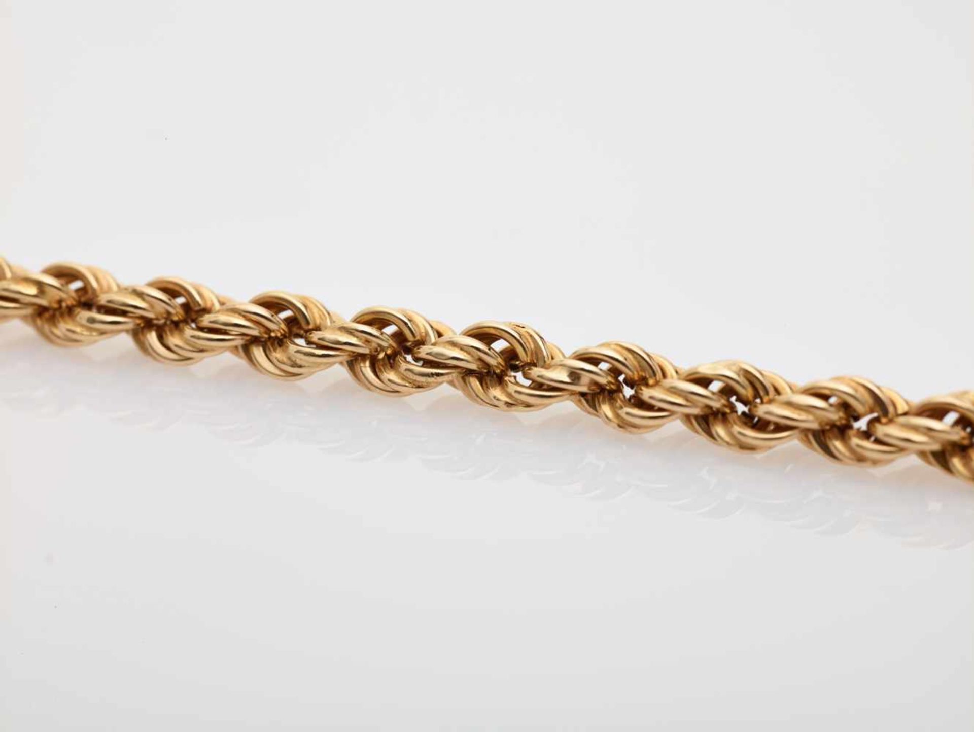 A 14 CARAT ROSE GOLD PRINCE OF WALES CHAIN NECKLACEAustria1930s-1950s, hallmarked ‘14K’ as well as - Image 4 of 9