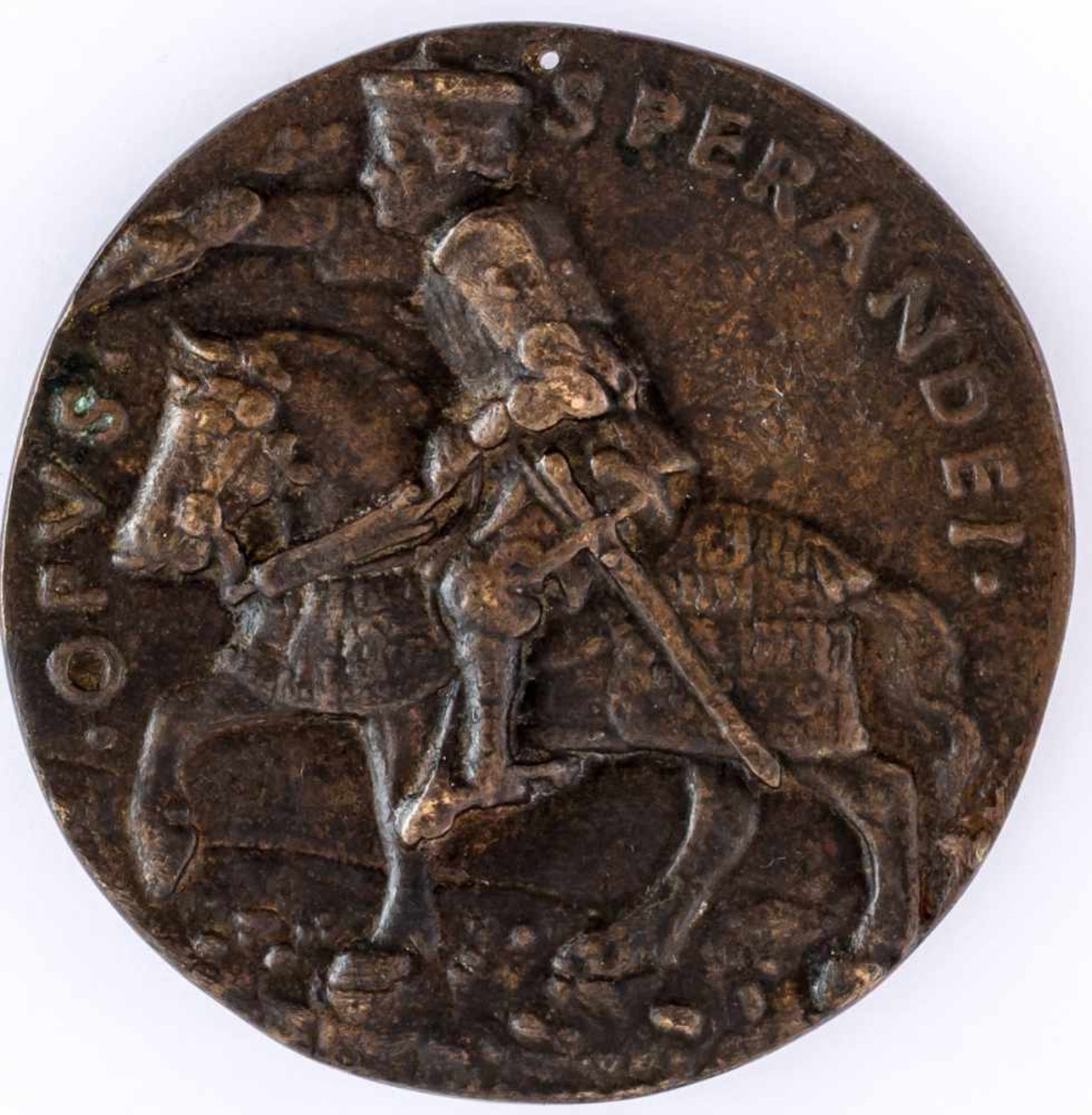 Federigo da Montefeltro Italienische Medaille von Savelli Sperandio (1425-1505), wohl Ende 15. Jh. - Bild 2 aus 2