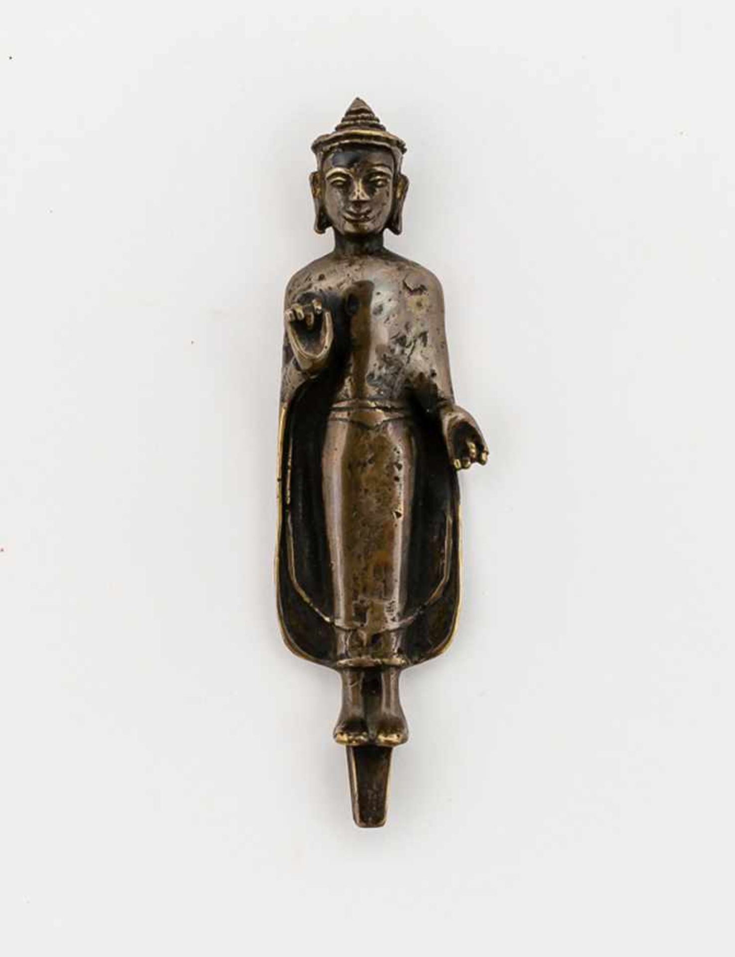 Buddha wohl 19. Jh. 18 cm hoch Buddha, probably 19th c., 18 cm high Buddha probably 19th c. 18 cm