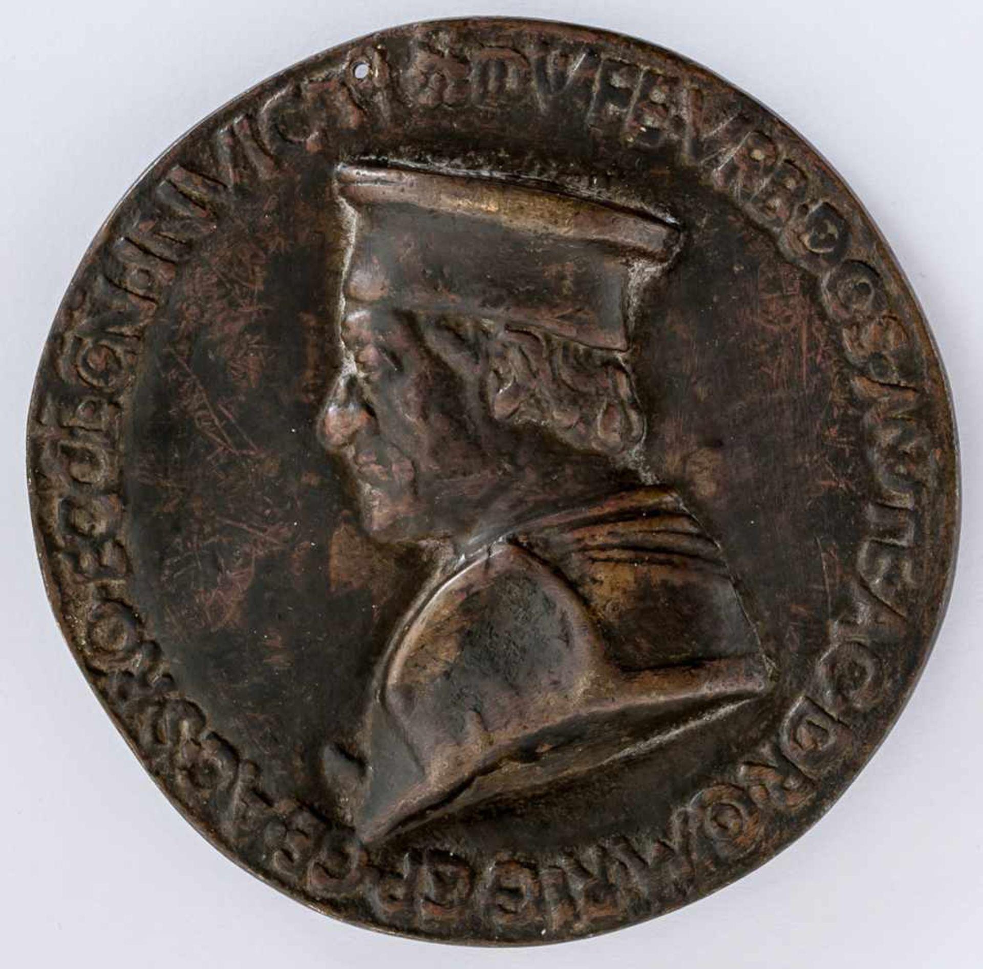 Federigo da Montefeltro Italienische Medaille von Savelli Sperandio (1425-1505), wohl Ende 15. Jh.