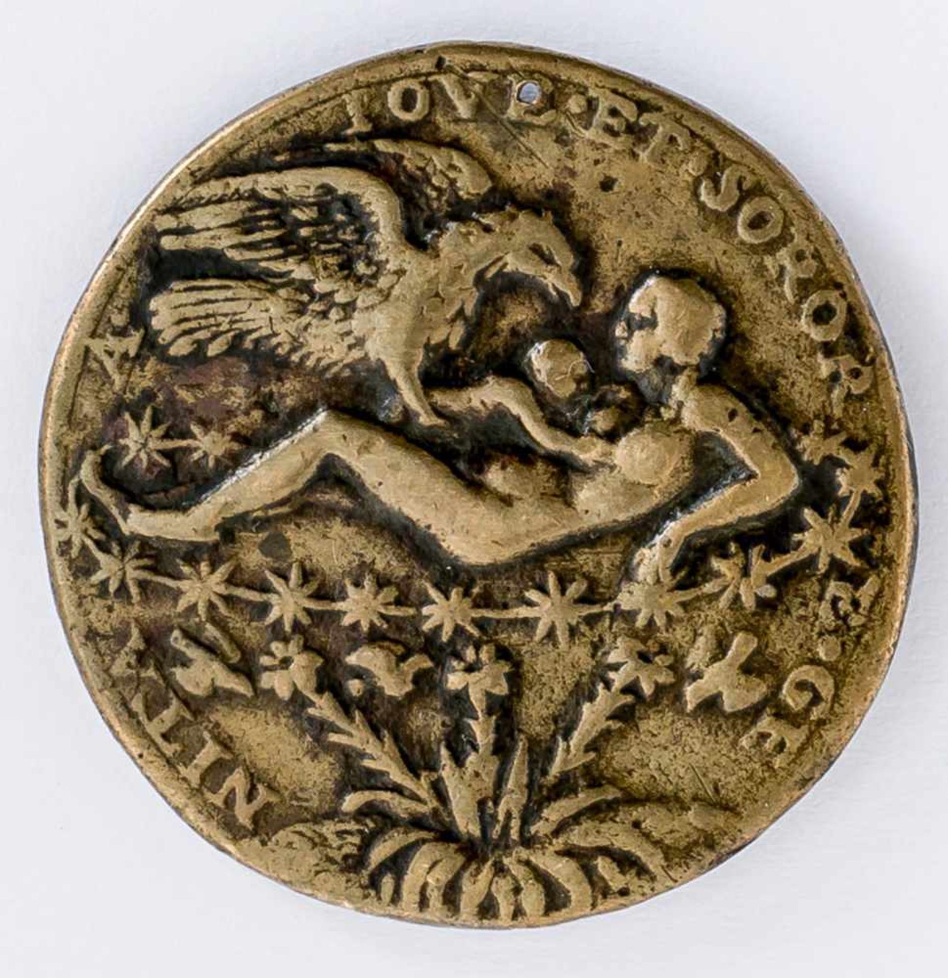 Tomaso Rangone (1493-1577) Italienische Medaille, wohl 16. Jh. Durchmesser: 3,9 cm Vorderseite: - Bild 2 aus 2