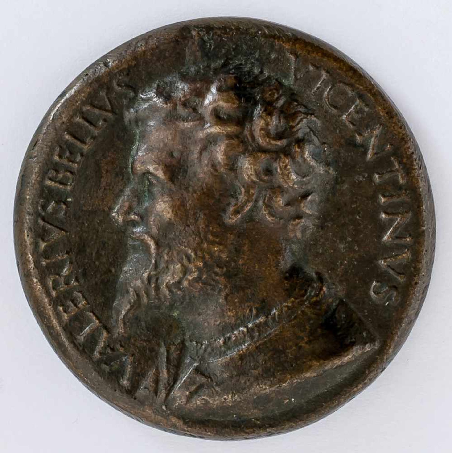 Valerio Belli ( 1468-1546) Italienische Medaille, wohl 16. Jh. Durchmesser: 4,8 cm Rückseite:
