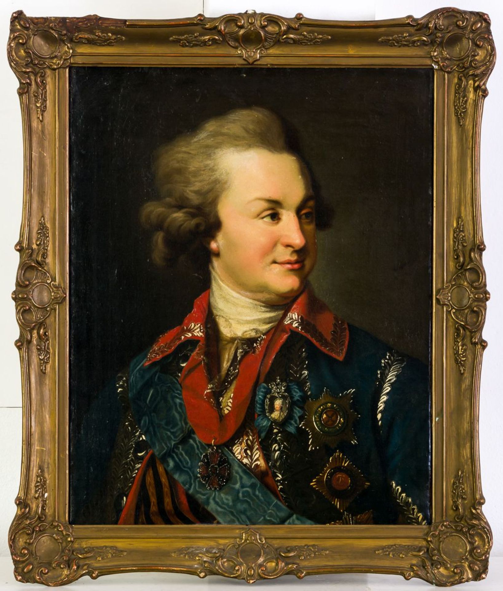 *Johann Baptist Lampi d. Ä. (1751-1830), Umkreis Portrait des Grigori Alexandrowitsch Potjomkin ( - Bild 2 aus 3