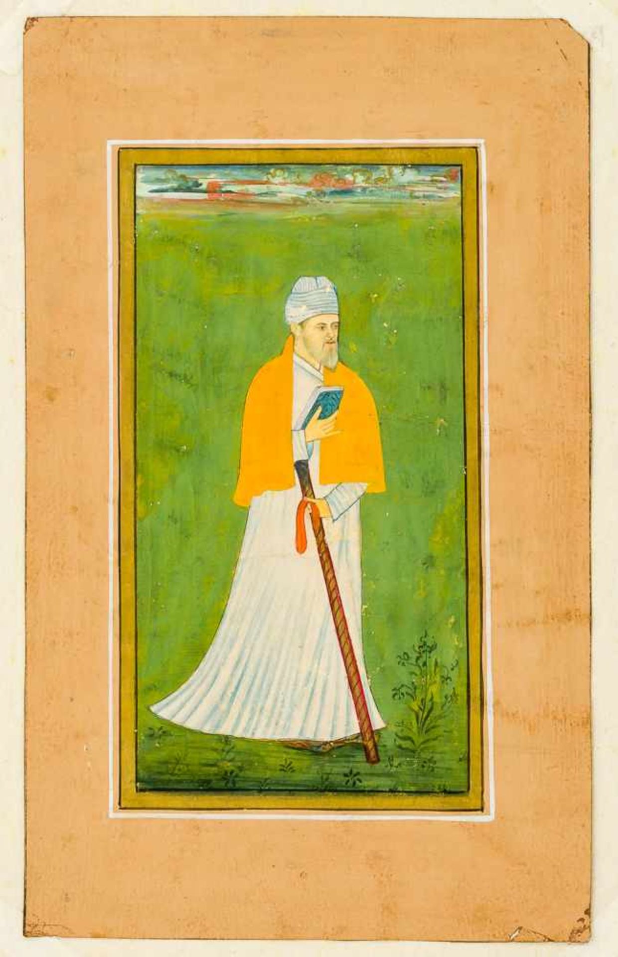 Persisch (?), Gouache, wohl um 1900 26,7 x 17,4 cm Persian (?), gouache, probably around 1900, 26,