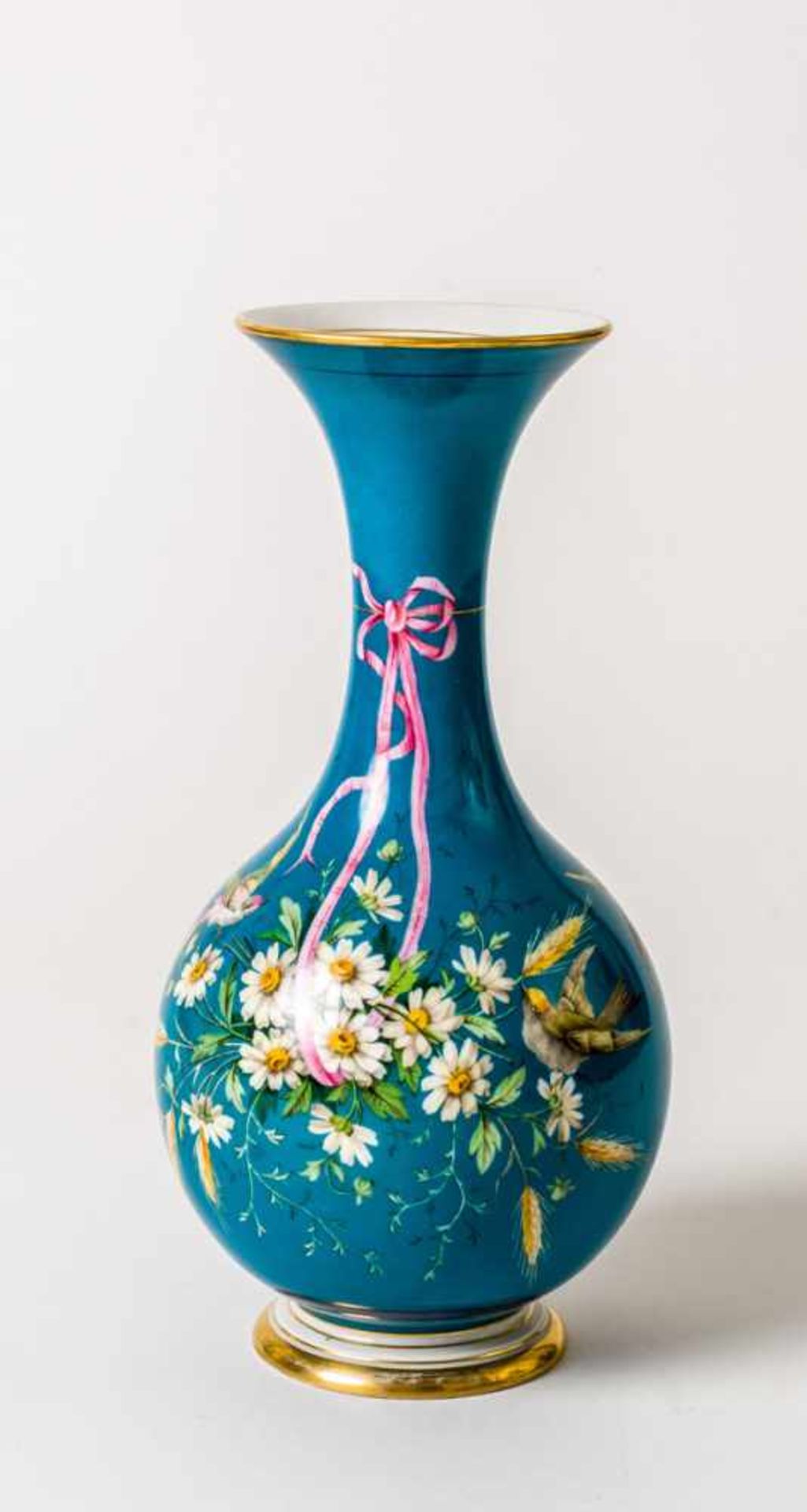 Vase Kaiserliche Porzellan-Manufaktur Alexander II. (1855-1881) 26,5 cm hochProvenienz: Norddeutsche
