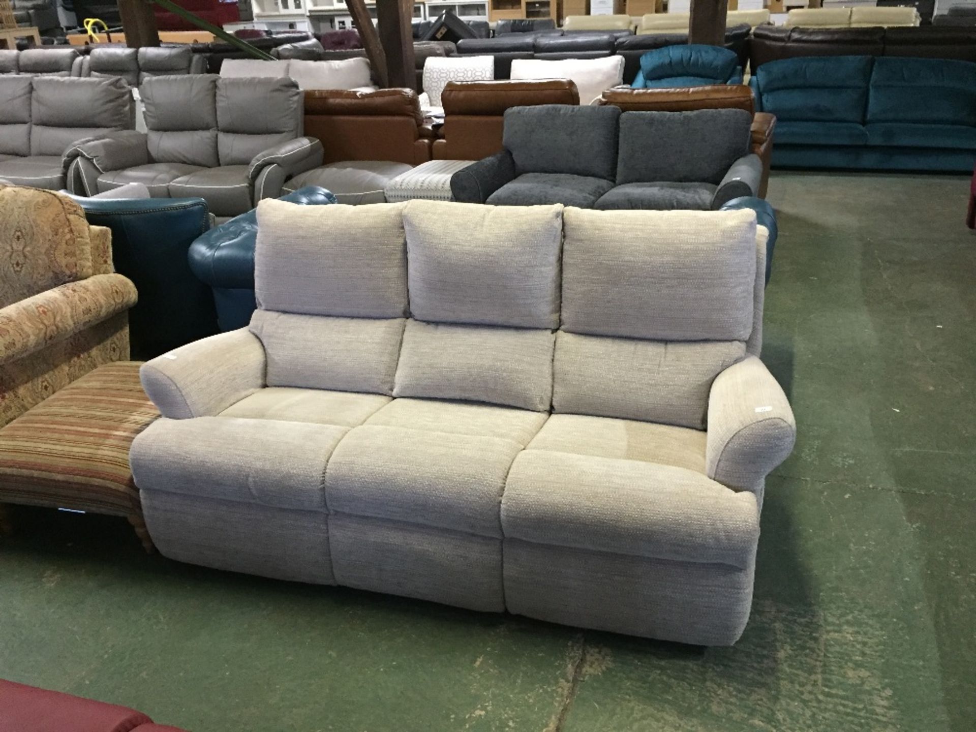 BISCUIT HIGHBACK 3 SEATER SOFA (TR001040-WOO324592