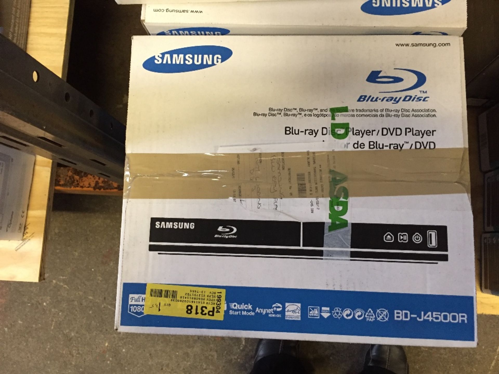 Samsung Blue Ray DVD Player BDJ4500R (return)