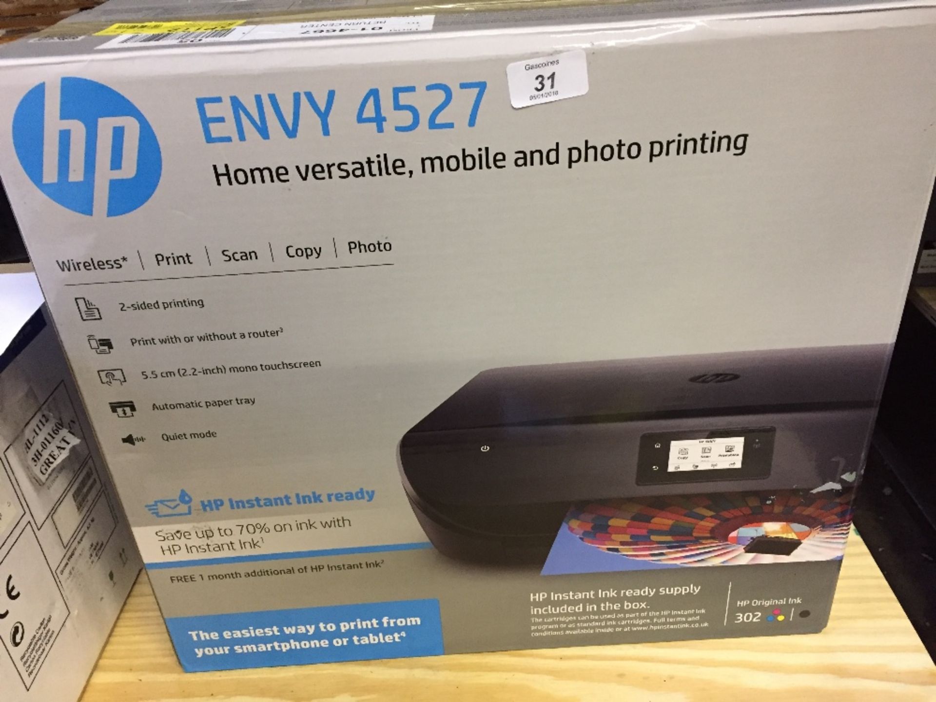 HP Envy 4527 Mobile photo printer (return)