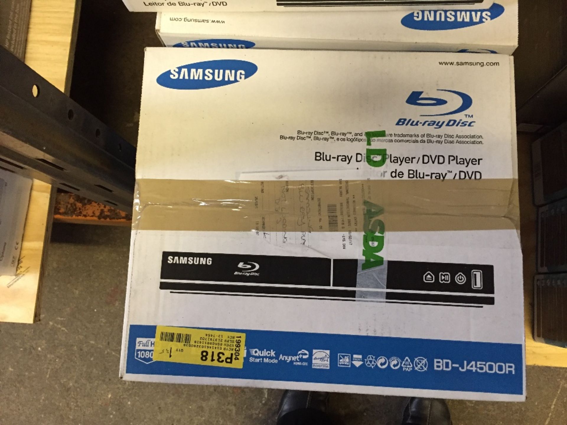 Samsung Blue Ray DVD Player BDJ4500R (return)