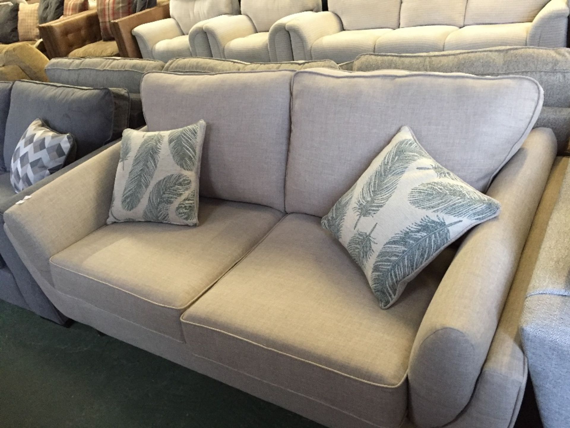 CREAM SAMPLE 2 SEATER SOFA (SL56-25)