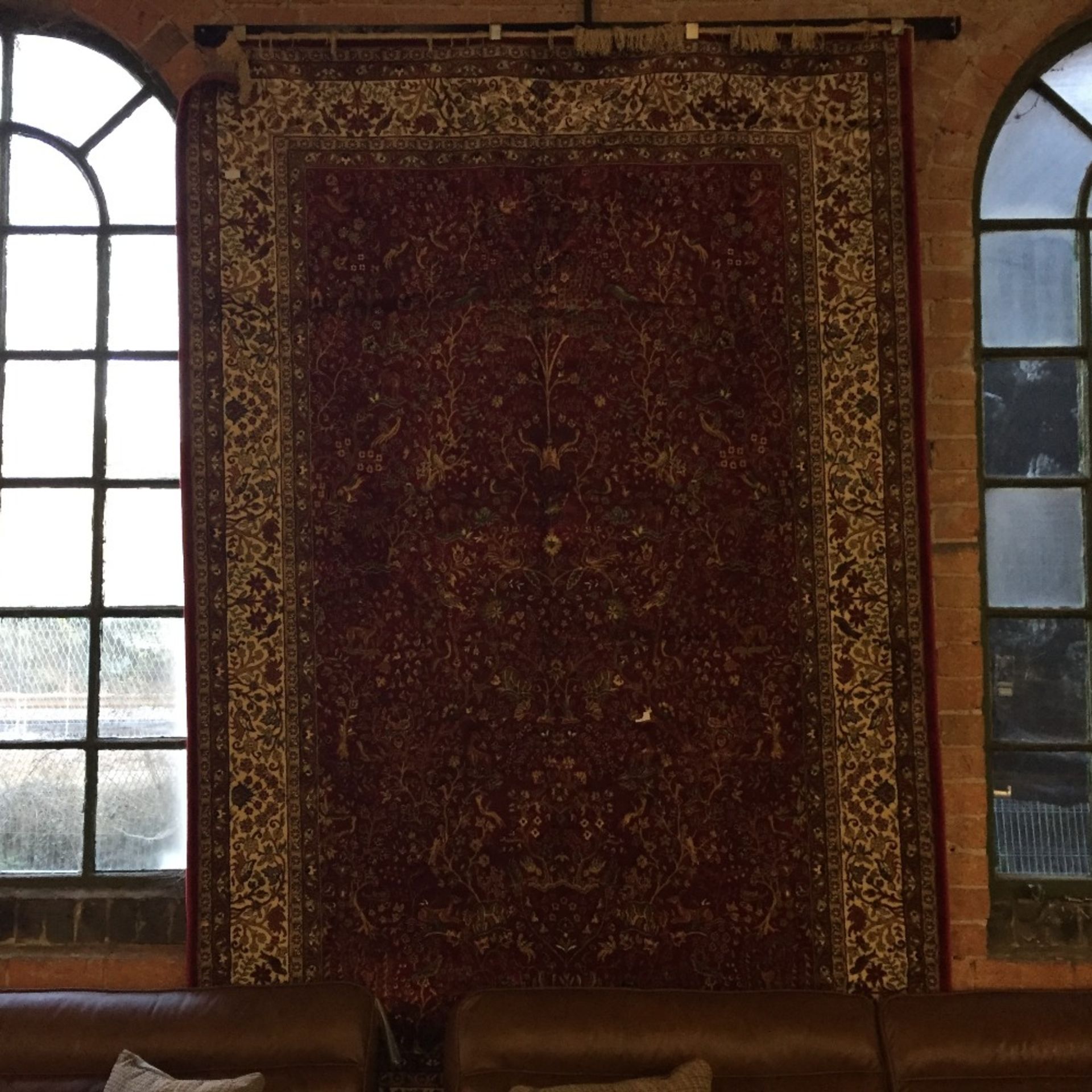 RED KASHMIR RUG