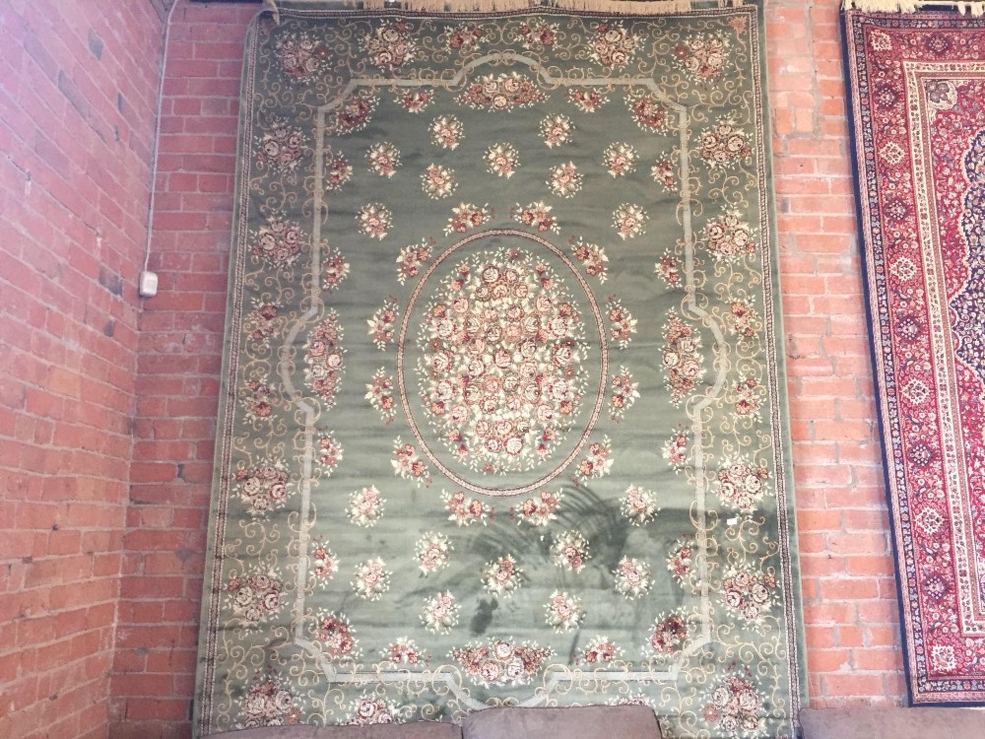 GREEN KASHMIR RUG