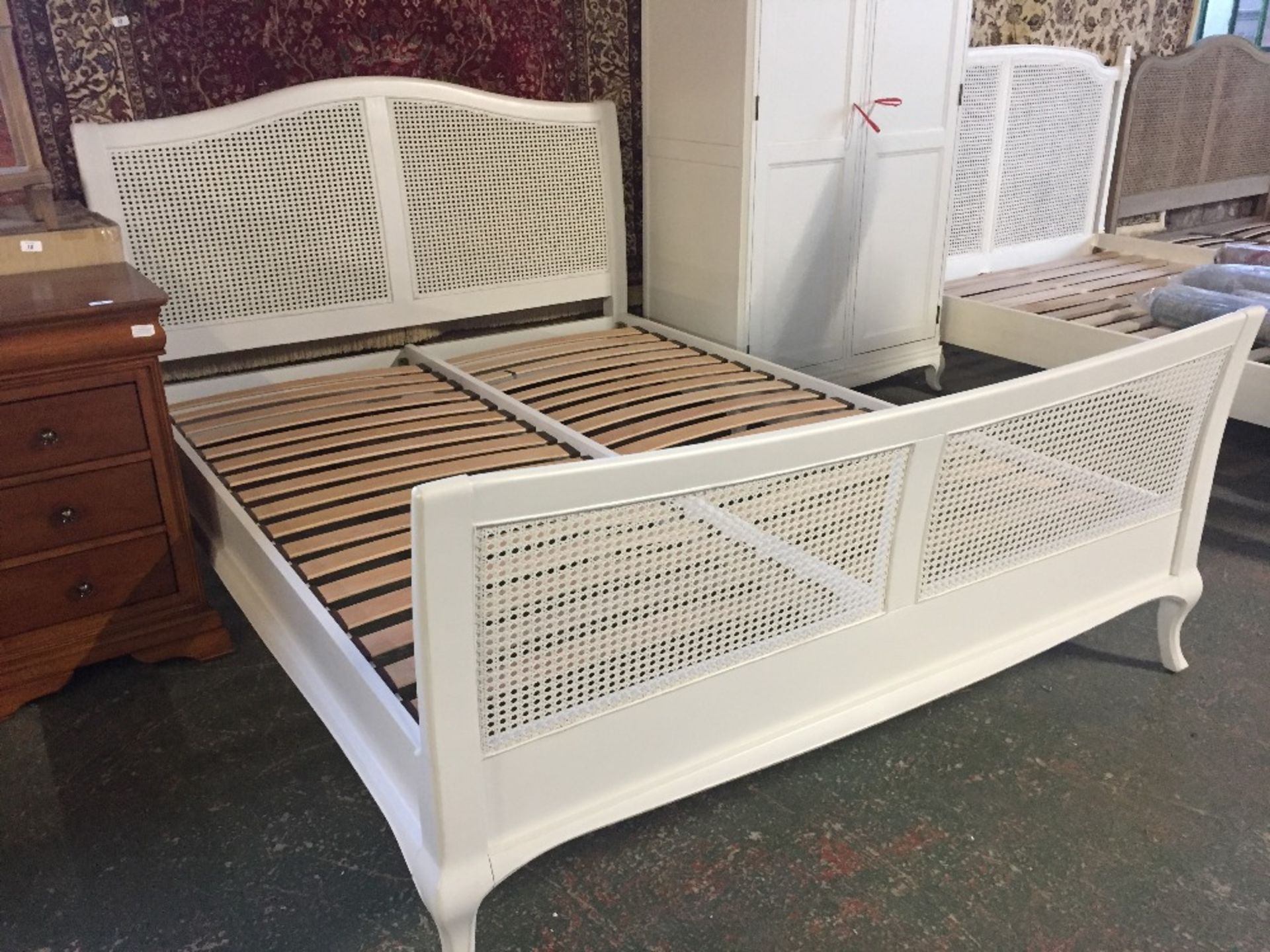 CHANTILLY BEDROOM - 150CM BED RATTAN AND SLATS (LY