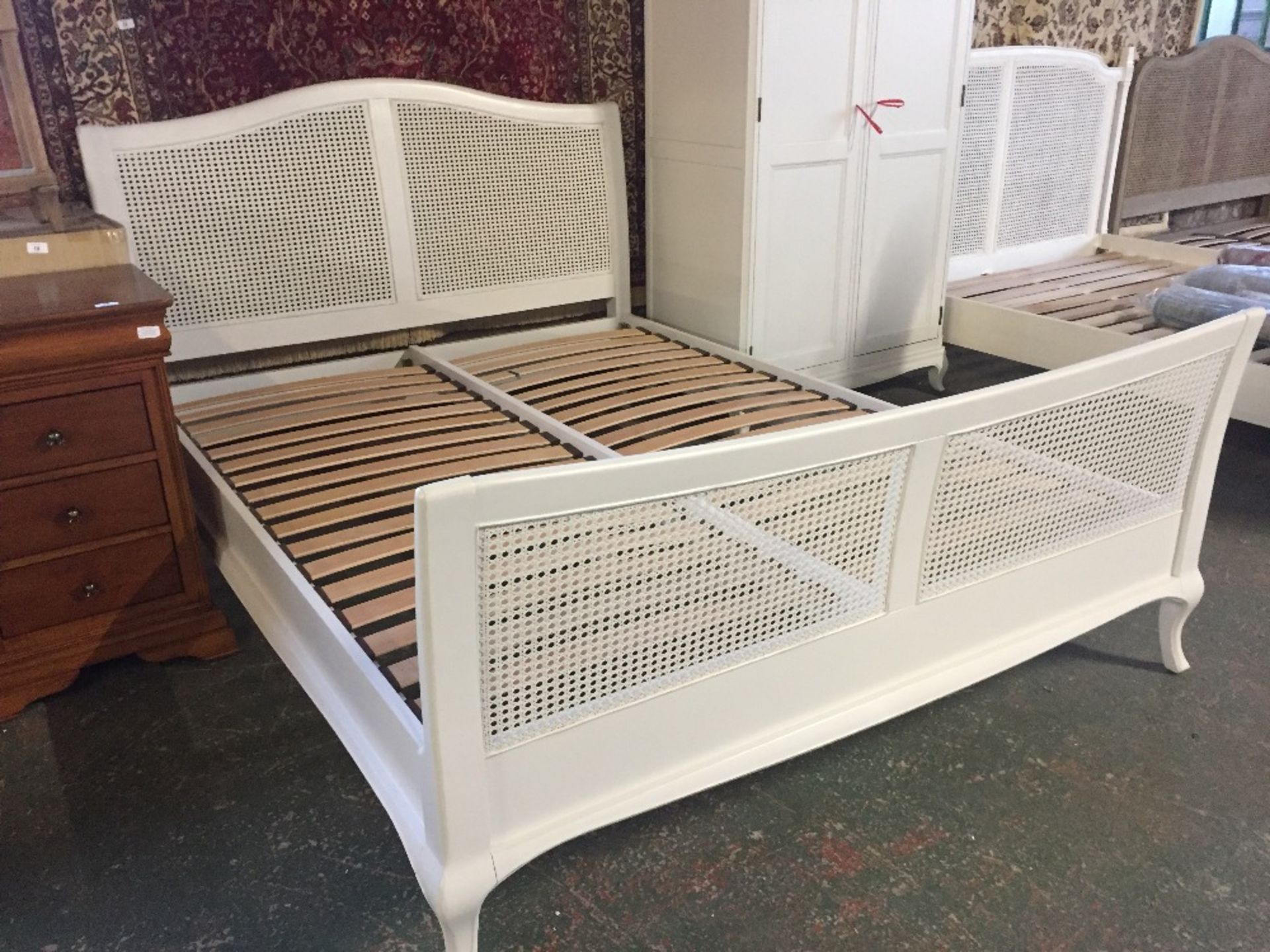CHANTILLY BEDROOM - 150CM BED RATTAN AND SLATS (LY