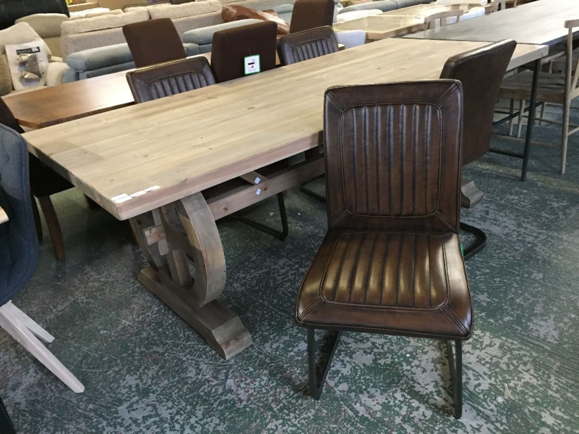 CHADWELL FIXED TOP TABLE (220*100) (RV/7505N)