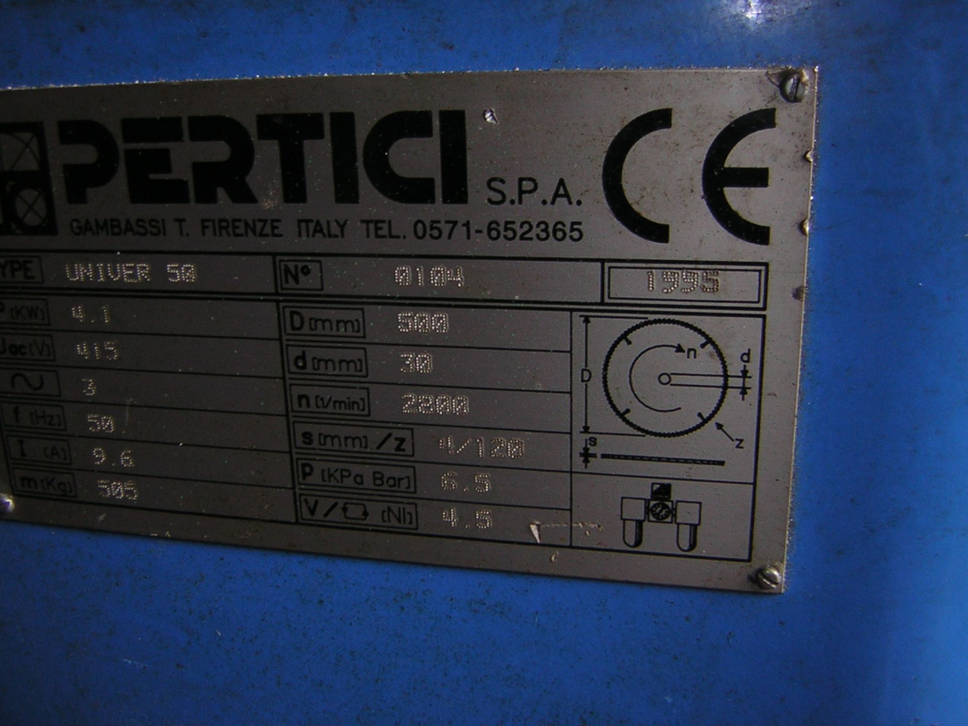 Prosaw Heavy Duty Semi Automatic Circular Saw Type univer50 - Image 3 of 3