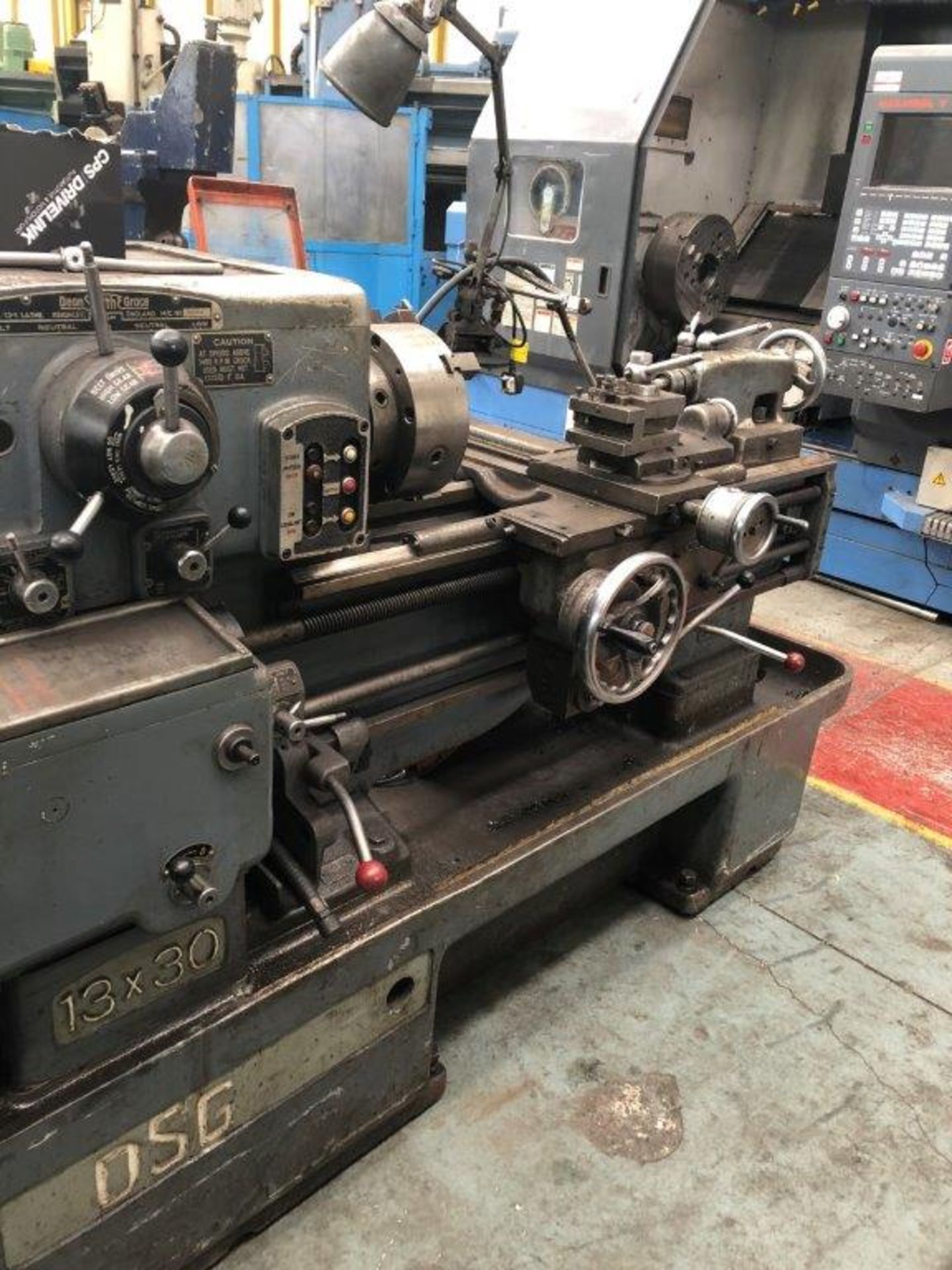 Deans Smith & Grace Type 13 x 30 Straight Bed Lathe - Bild 7 aus 8