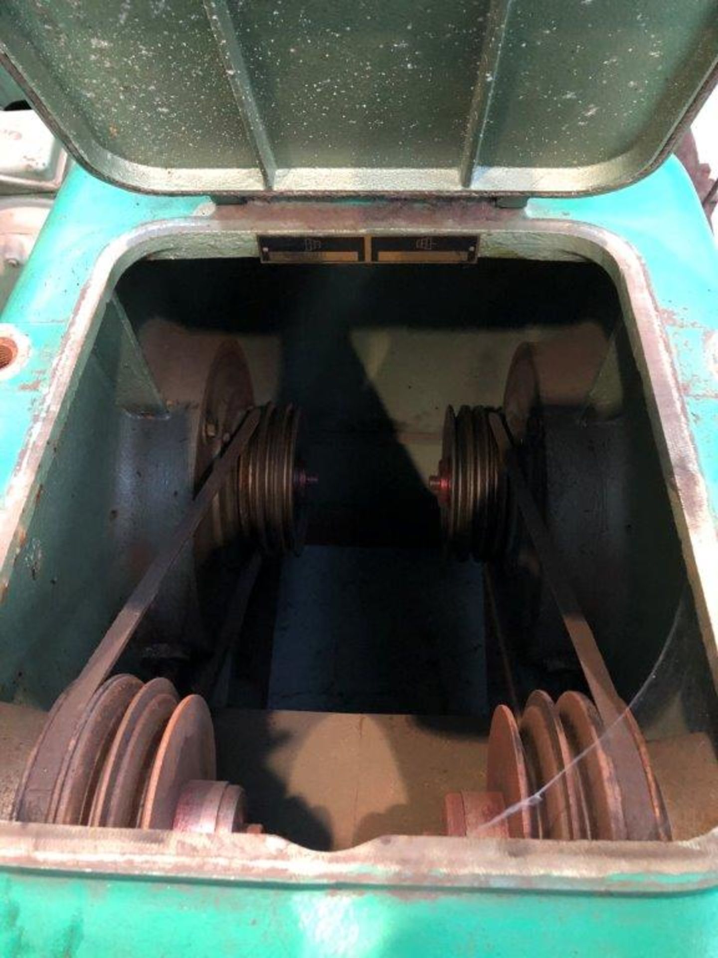 Greif Twin Spindle Wheel Polishing Machine - Image 7 of 9