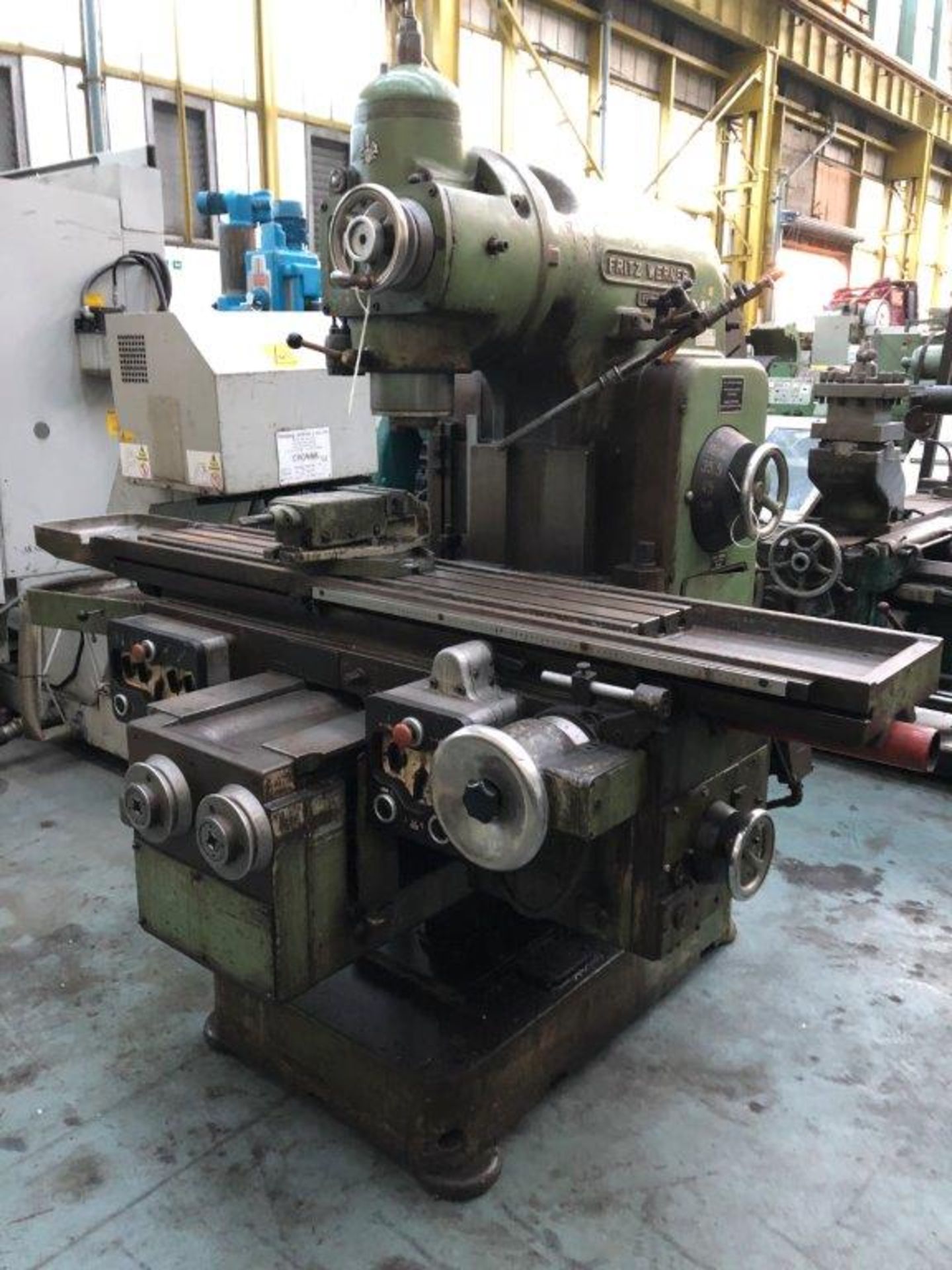 Fritz Werner Swivel Head Milling Machine