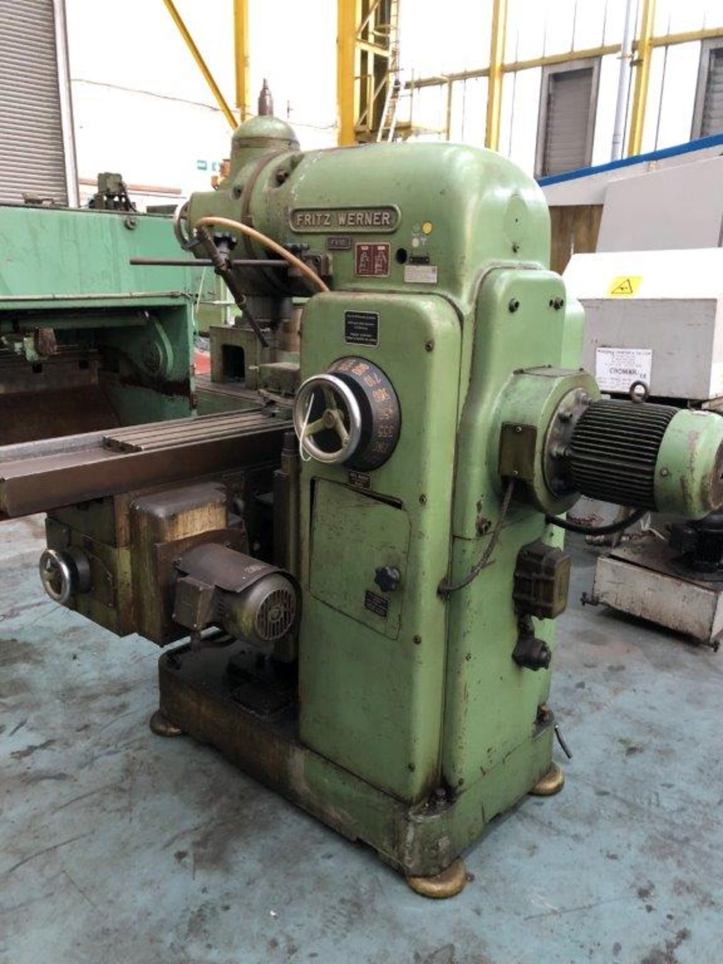 Fritz Werner Swivel Head Milling Machine - Bild 7 aus 7