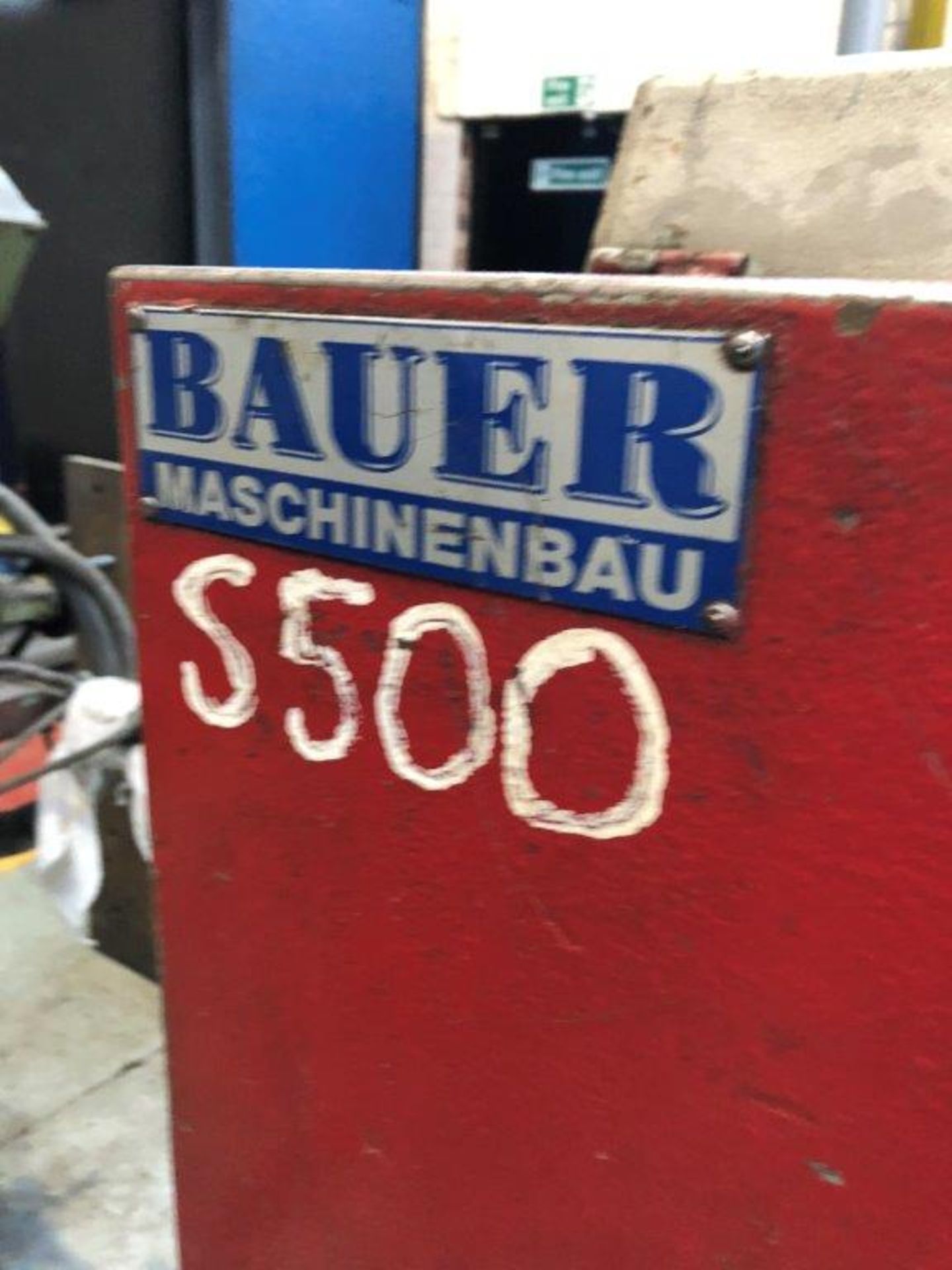 Bauer S500 Horizontal Bandsaw - Image 4 of 7