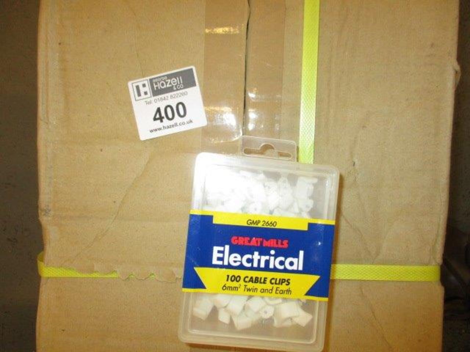 50 X BOXES OF 6MM CABLE CLIPS