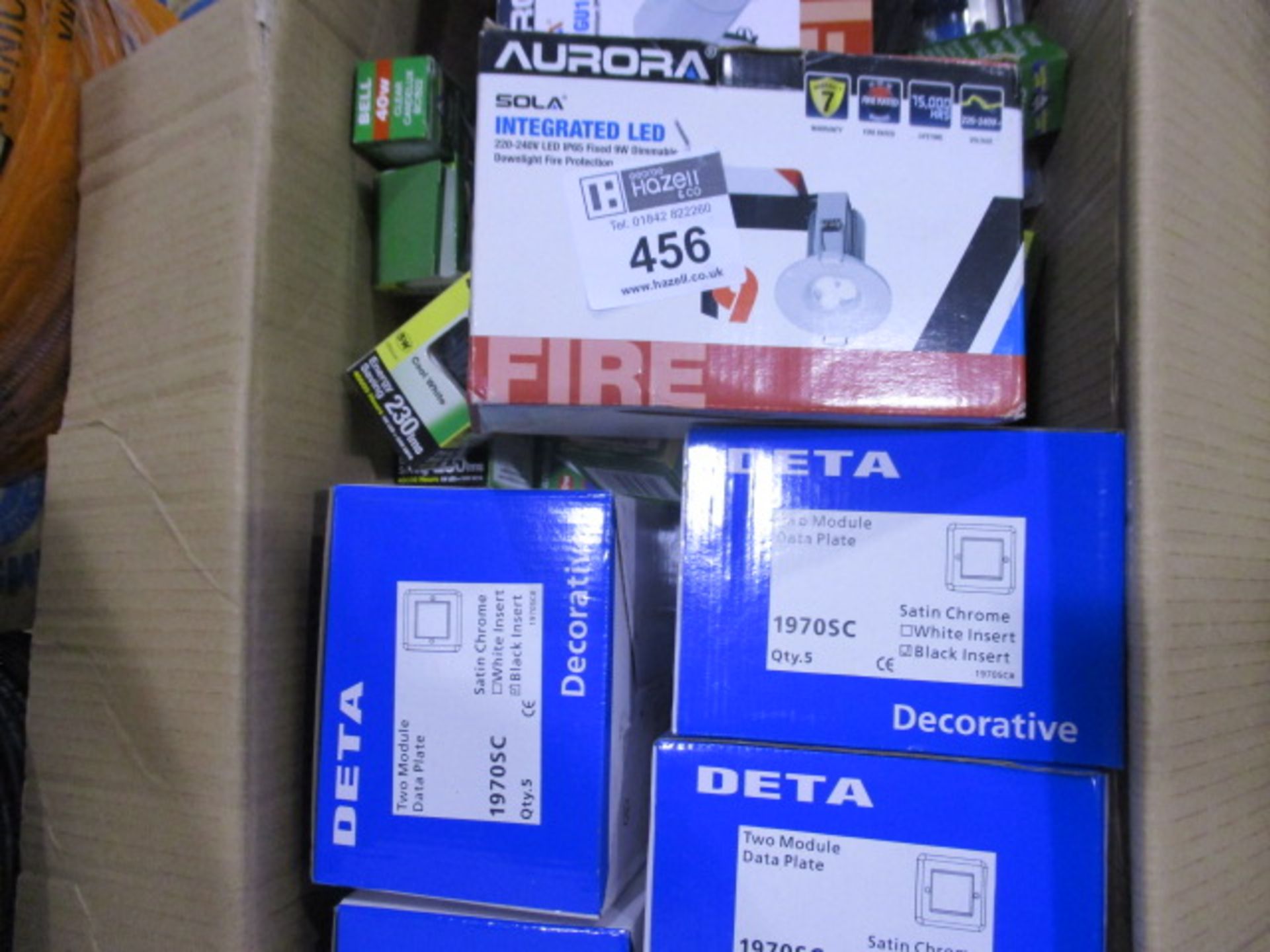 LARGE BOX ASSORTED ELECTRICALS