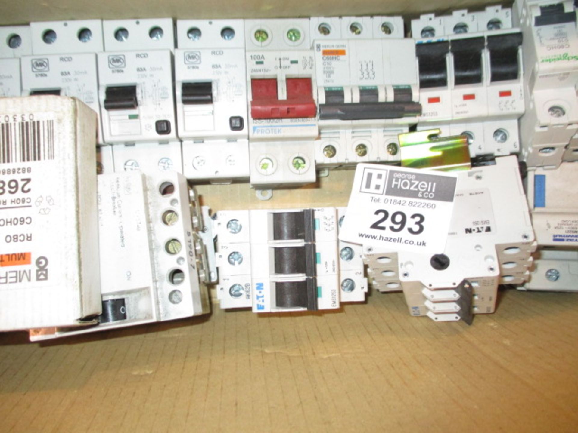 BOX OF MIXED MCB + RCBO