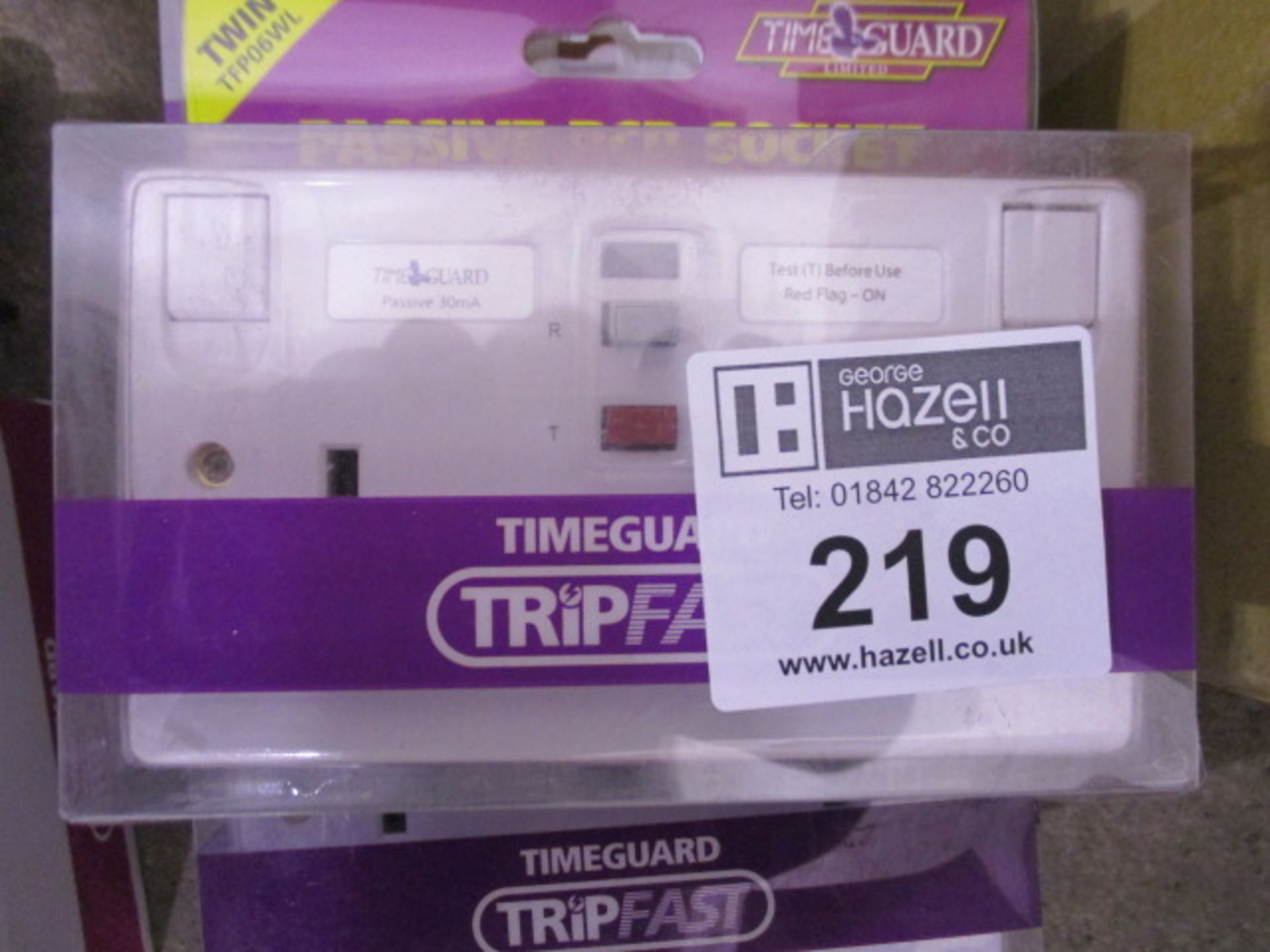 5 X TIMEGUARD 2G RCD SOCKETS