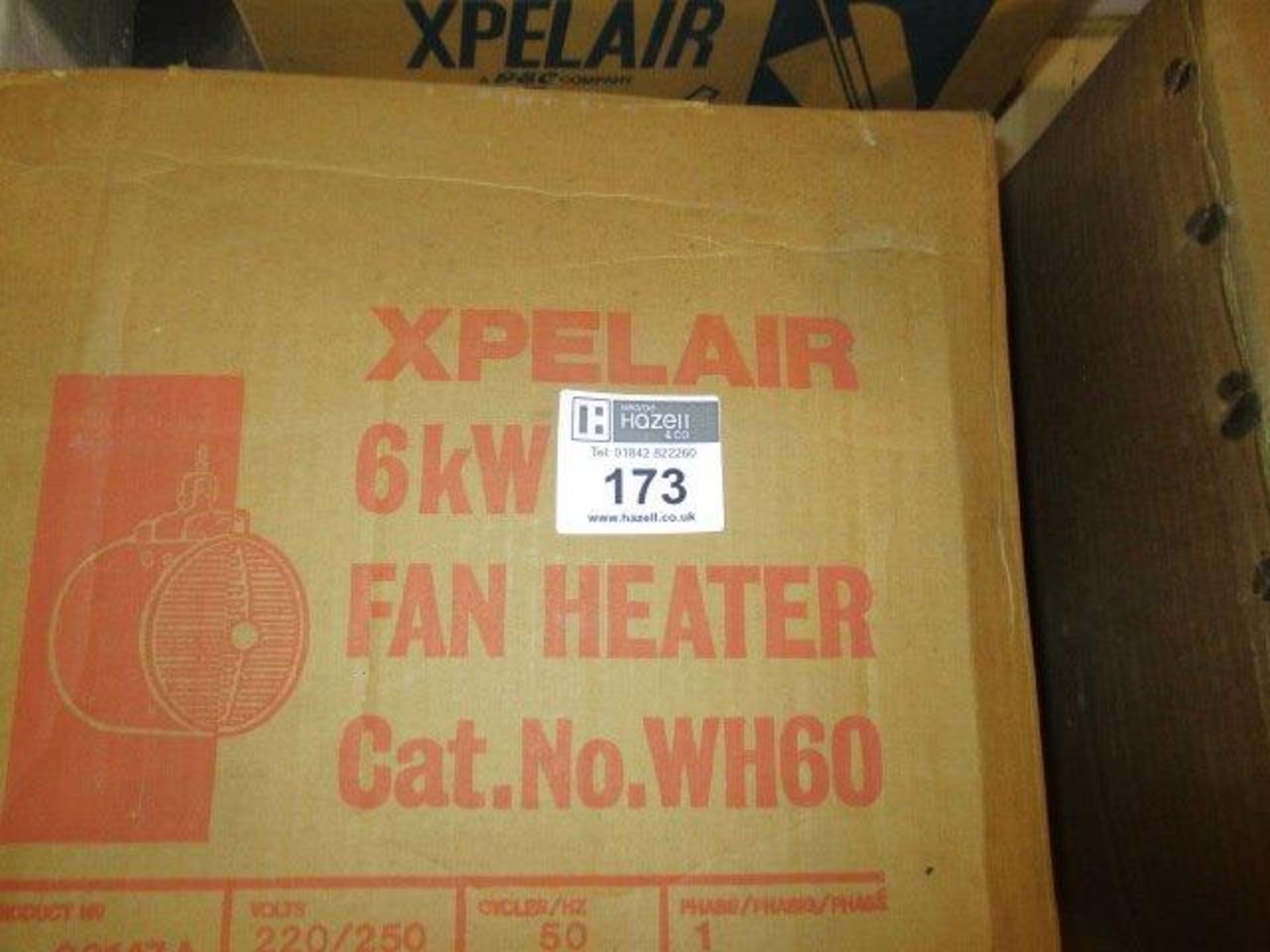 1 X XPELAIR 6KW FAN HEATER