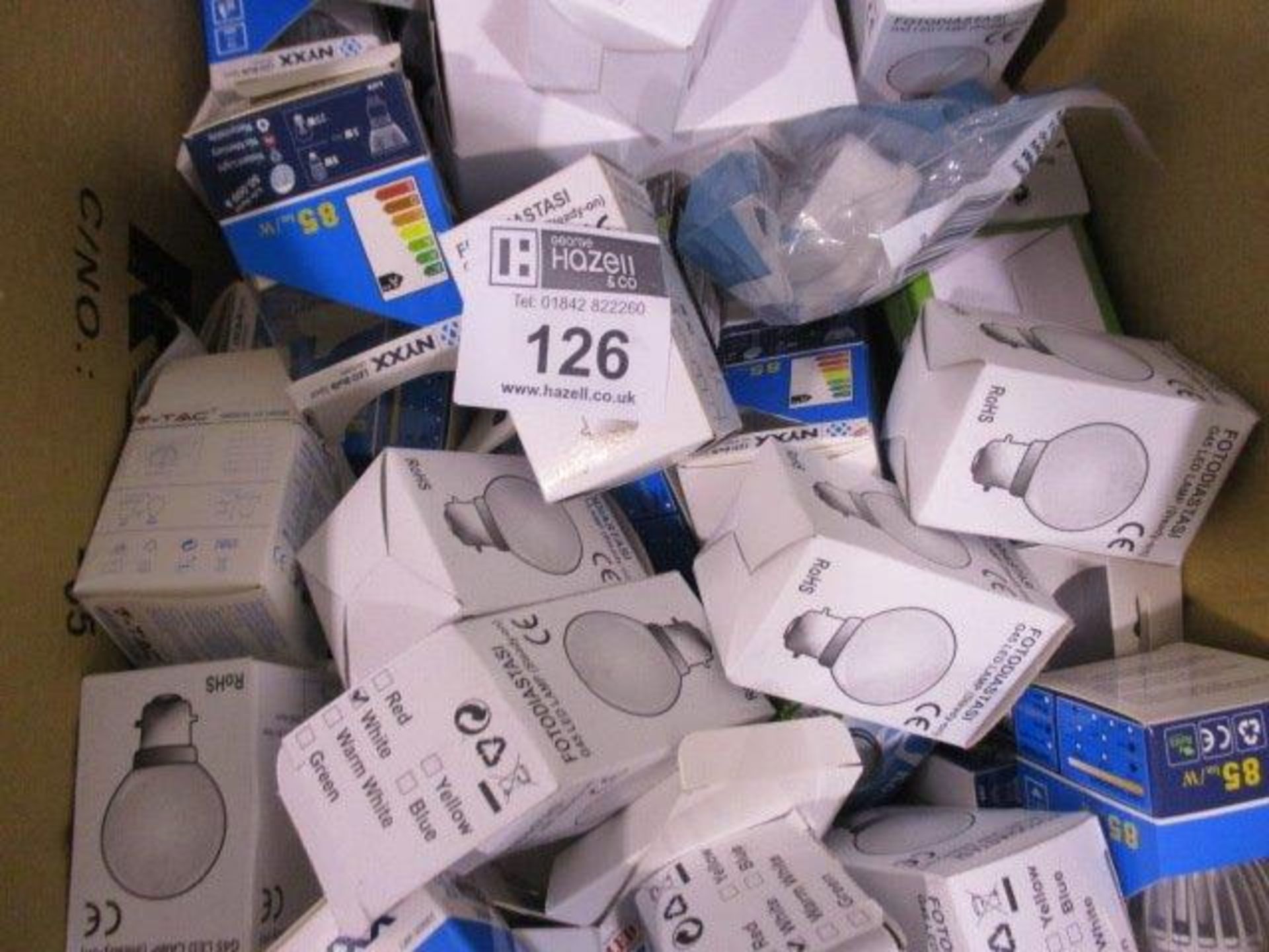BOX ASSORTED LED LAMPS