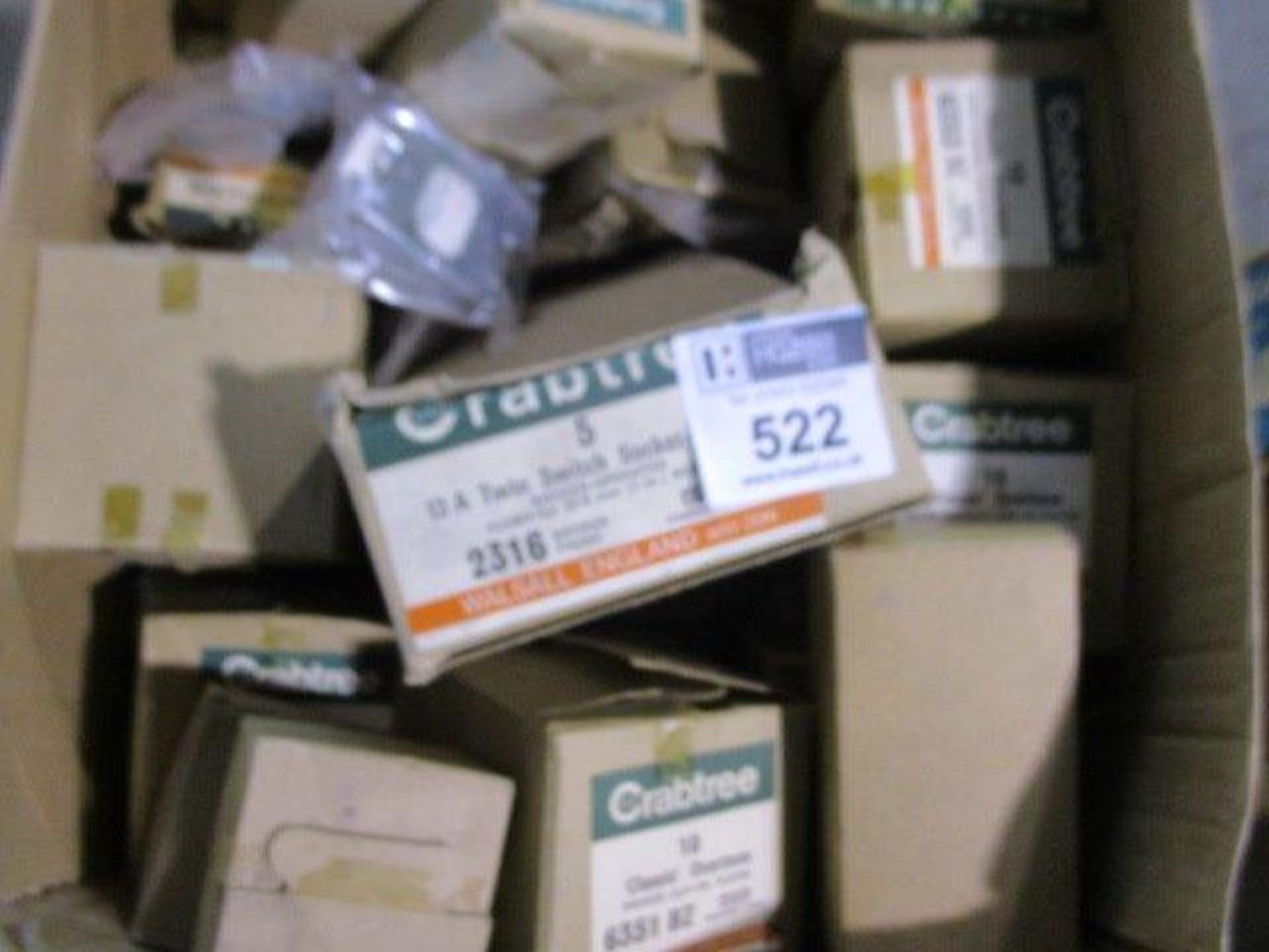 BOX OF MIXED CRABTREE RCCB