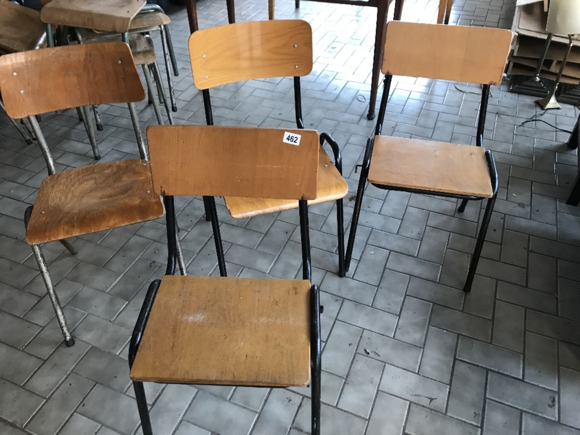 4 x vintage dining chairs