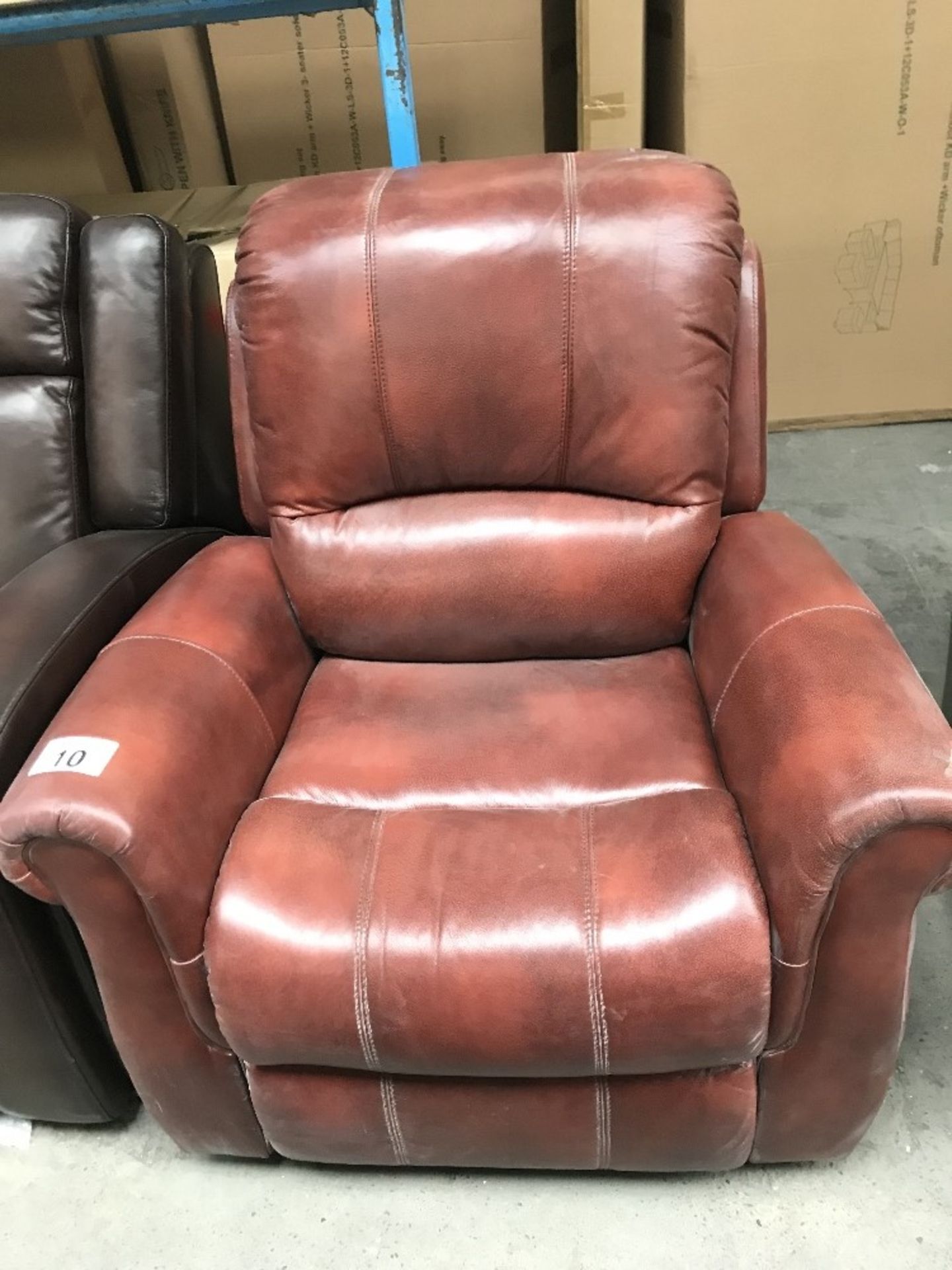 Italian Leather Arm-Chair RRP £695