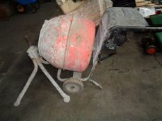 Power Mec petrol driven half bag cement mixer